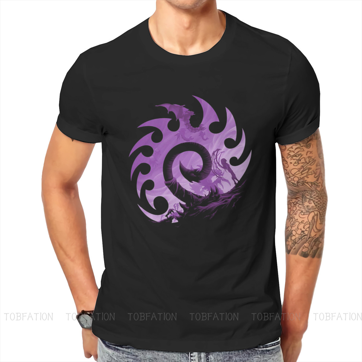 Retro Gaming T Shirt - StarCraft Khoa Học Quân Sự Game