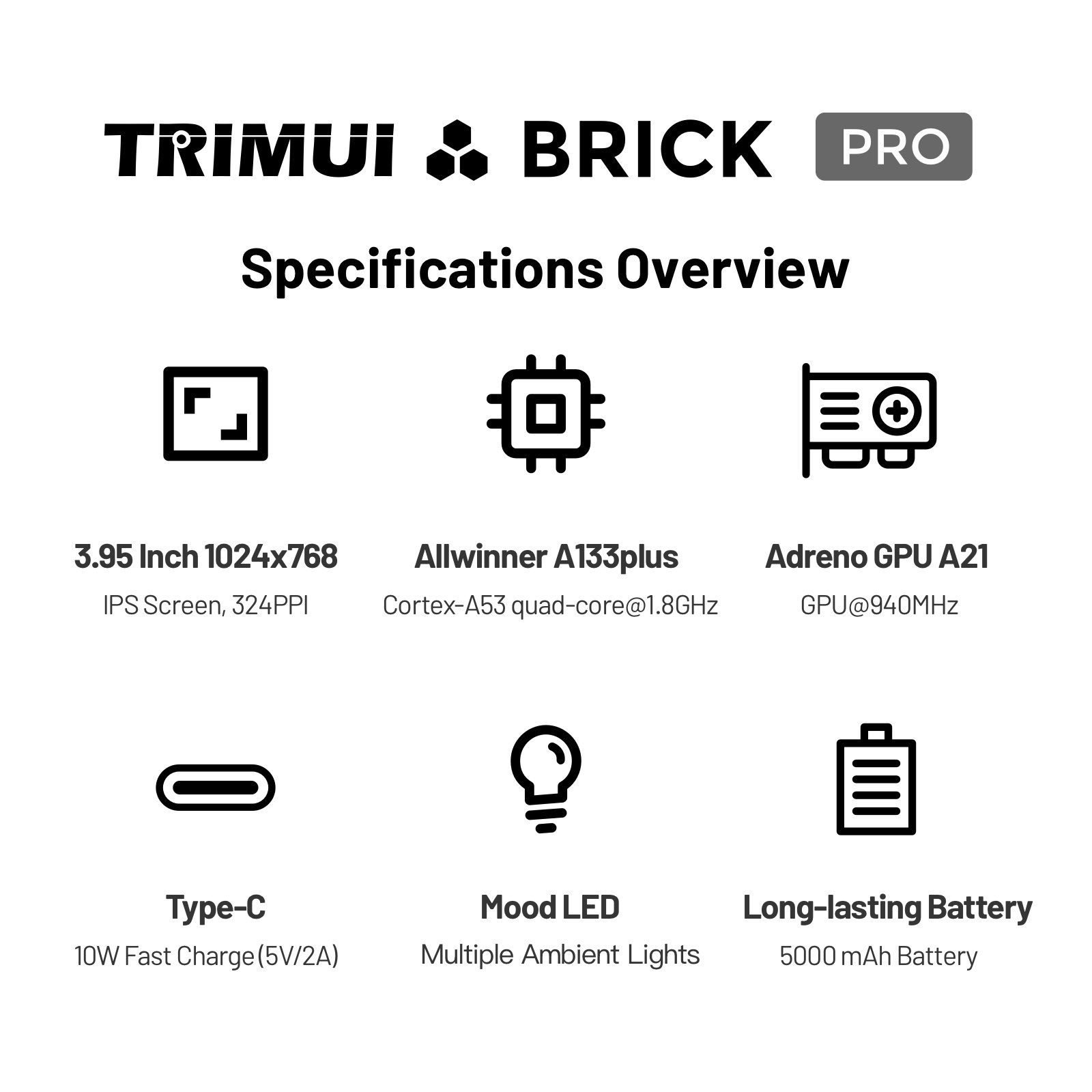 TRIMUI Brick Pro TG4040, máy c - đánh giá và giá Retro Gaming Kiosk