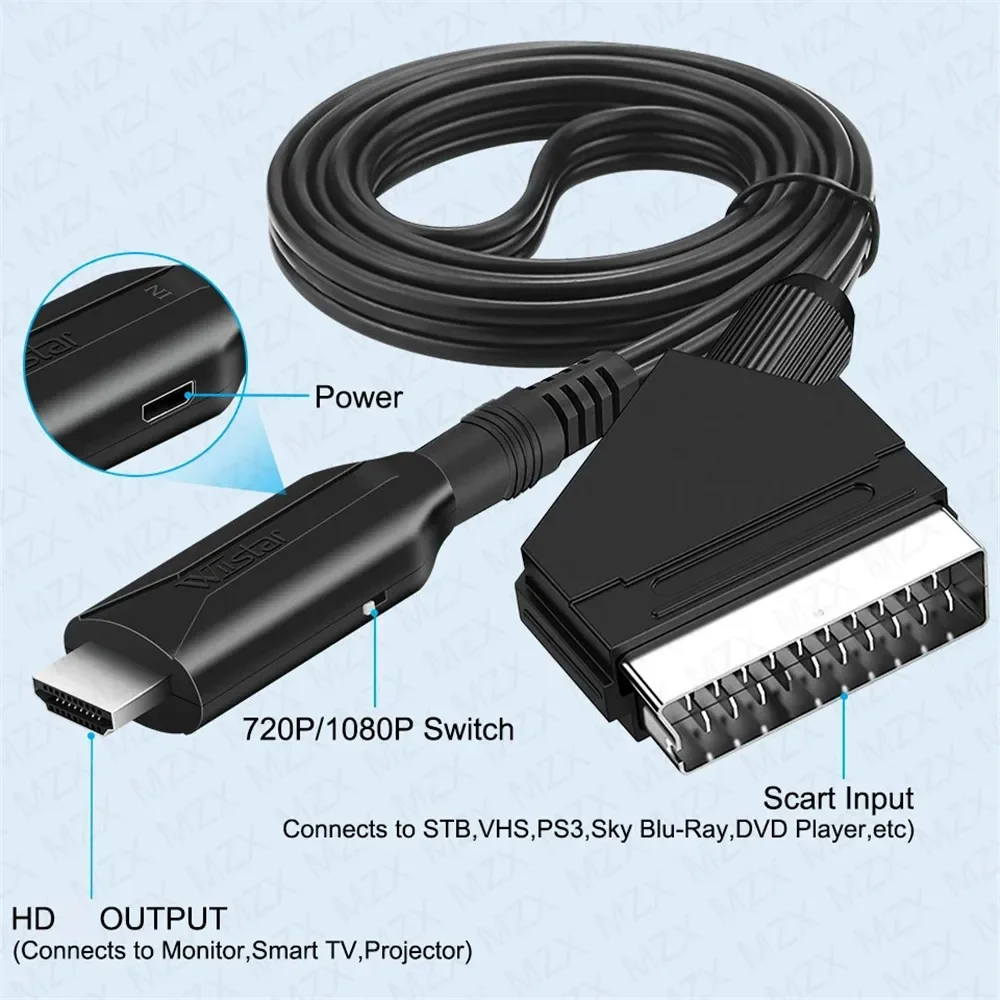 Scart to HDMI-compatible & HDM - đánh giá và giá Scart To Hdmi